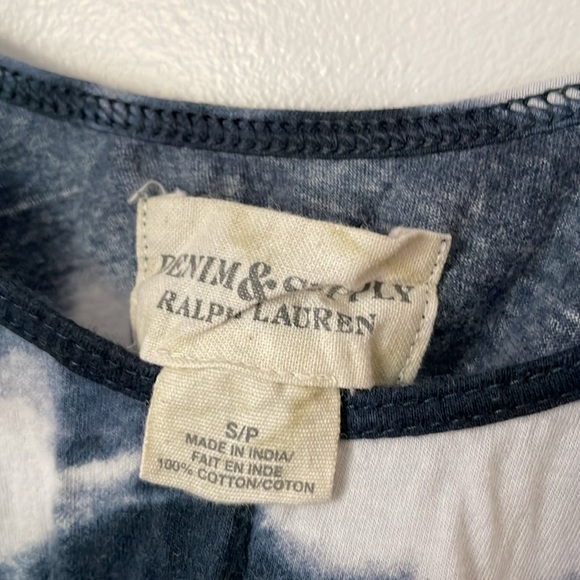 Ralph Lauren Denim & Supply Tye Dye Tie Up Tank - Picture 2 of 5